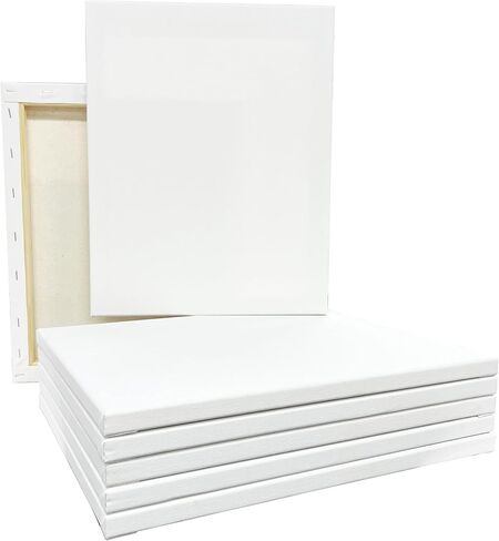 12 Count 8" x 8" Super Value Canvas by Artist's Loft Necessities - Acid Free Cotton Canvas for Paint, Acrylic, & Oils - 1 Pack in Kuwait