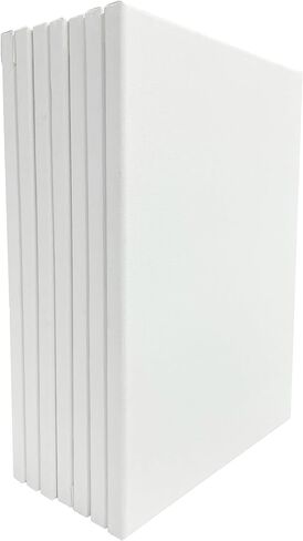 12 Count 8" x 8" Super Value Canvas by Artist's Loft Necessities - Acid Free Cotton Canvas for Paint, Acrylic, & Oils - 1 Pack in Kuwait