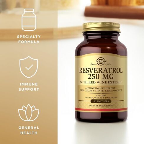 Solgar - Resveratrol with Red Wine Extract in Saudi Arabia
