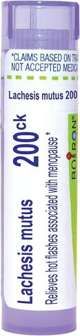 Boiron Lachesis Mutus 200ck Homeopathic Medicine for Hot Flash, White, 80 Count in Saudi Arabia