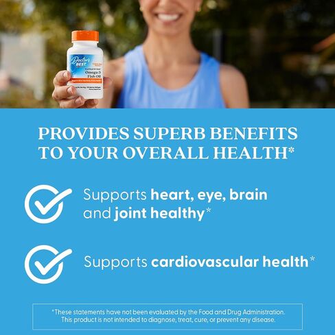 Doctor's Best Pure Wild Alaskan Fish Oil with AlaskOmega, Heart, Brain, Mental Wellbeing, Eyes, Non-GMO, Gluten Free, 180 Marine Softgels in Saudi Arabia