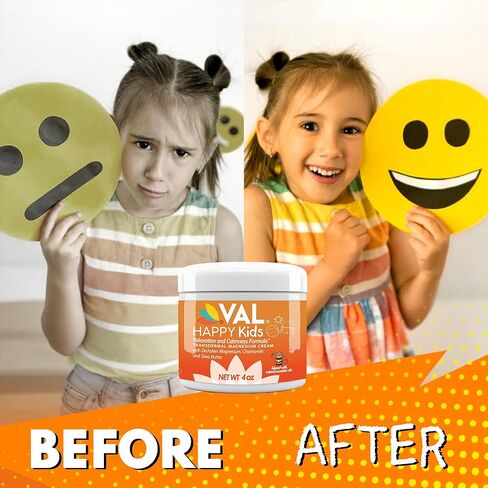 VAL Magnesium for Kids Roll-on Applicator, Relaxation Formula for Children, Zechstein Magnesium Chloride, Chamomile, Shea Butter and Natural Essential Oils to Help Kids Sleep, Support Balanced Mood in Saudi Arabia