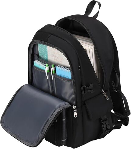 حقيبة ظهر لطيفة من Joymoze للفتيات المراهقات وحقيبة ظهر يومية للنساء ومحفظة سوداء in Kuwait