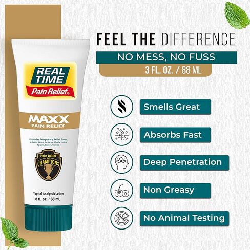 RTPR Real Time Pain Relief MAXX Pain Relief 3oz Tube in Saudi Arabia
