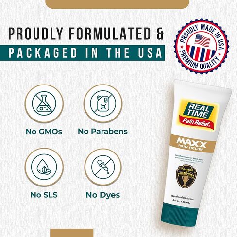 RTPR Real Time Pain Relief MAXX Pain Relief 3oz Tube in Saudi Arabia