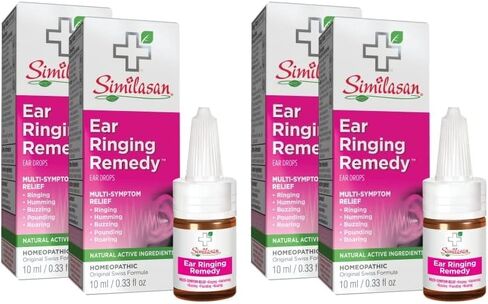 Similasan Ear Ringing Remedy Drops 0.33 Ounce, for Temporary Multi-Symptom Relief from Noise in the Ears, Ringing Ears, Buzzing Ears, Roaring Ears, Humming Ears, and Other Sounds in the Ears in Saudi Arabia