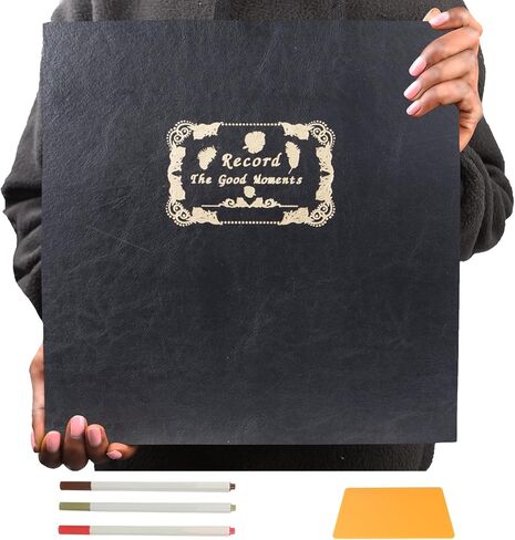 Large Photo Album Self Adhesive for 4x6 5x7 8x10 Photos, Scrap Book Photo Albums 40 Blank Pages With Scrapbook Supplies Kit, Memory Album For Wedding, Family in Kuwait