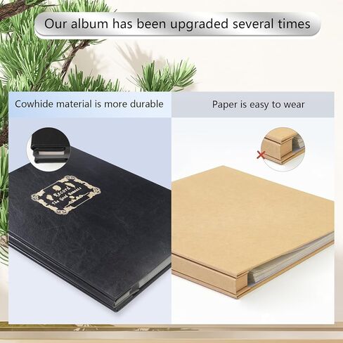 Large Photo Album Self Adhesive for 4x6 5x7 8x10 Photos, Scrap Book Photo Albums 40 Blank Pages With Scrapbook Supplies Kit, Memory Album For Wedding, Family in Kuwait