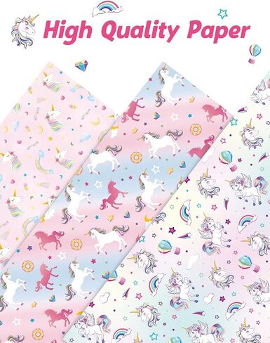WERNNSAI Dinosaur Christmas Wrapping Paper 10 SHEETS Pink Christmas Flat Dinosaur Wrapping Paper Christmas Gift Wrap Fold Christmas Paper Holiday Girls Birthday Wrapping Paper in Saudi Arabia