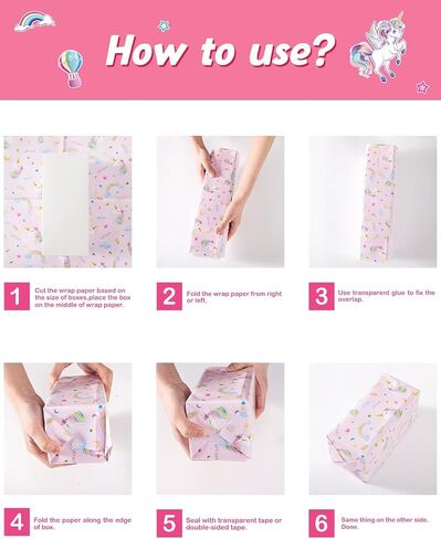 WERNNSAI Dinosaur Christmas Wrapping Paper 10 SHEETS Pink Christmas Flat Dinosaur Wrapping Paper Christmas Gift Wrap Fold Christmas Paper Holiday Girls Birthday Wrapping Paper in Saudi Arabia