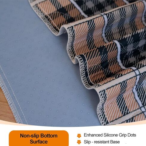 Washable Incontinence Bed Pads Waterproof Absorbent Quilted Bed Wetting Protection Pad Reusable Durable Underpads for Adults Kids Elderly Plaid 32x36in 1PCS in Kuwait