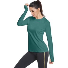 HISKYWIN Women's UPF 50+ Sun Protection Long Sleeve Shirts Outdoor Hiking Fishing Tops in Kuwait