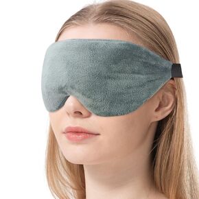 Aroma Season Weighted Eye Mask, Warm Eye Compress for Dry Eyes, Moist Heat Lavender Eye Mask, Microwave Eye Mask for Stye, Belpharitis, MGD (Gray)