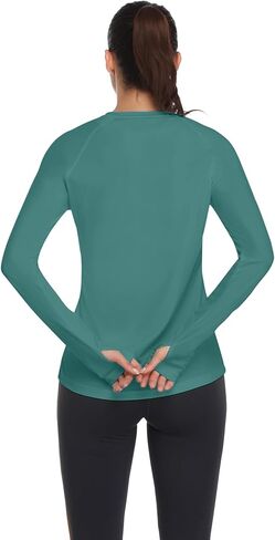 HISKYWIN Women's UPF 50+ Sun Protection Long Sleeve Shirts Outdoor Hiking Fishing Tops in Kuwait