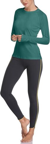 HISKYWIN Women's UPF 50+ Sun Protection Long Sleeve Shirts Outdoor Hiking Fishing Tops in Kuwait