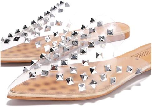 Cape Robbin Sierra Bedazzled Pointed Toe Mule Flats in Kuwait