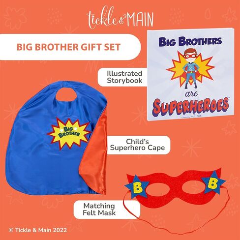 Tickle & Main Big Sister Gift Set, I Hereby Crown You Big Sister Book, Doll, and Child Size Crown in Saudi Arabia
