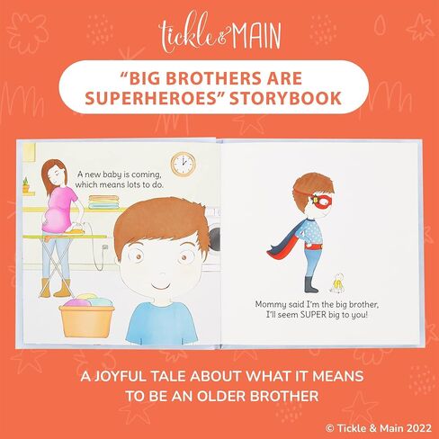 Tickle & Main Big Sister Gift Set, I Hereby Crown You Big Sister Book, Doll, and Child Size Crown in Saudi Arabia