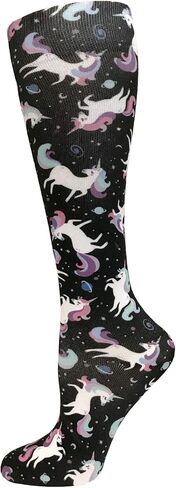 Prestige Medical 12" Soft Comfort Compression Socks, Llamas Purple in Saudi Arabia