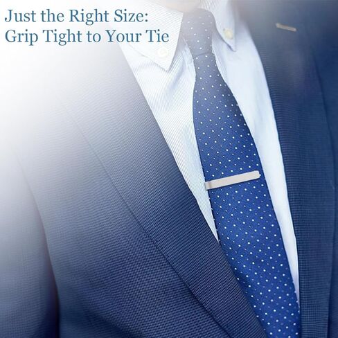 kilofly Men's Hidden Message"LOVE YOU, DAD" شريط ربطة عنق فاخر 2 بوصة فضي in Kuwait