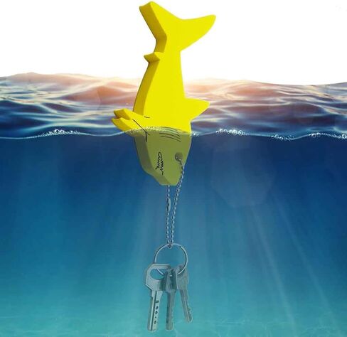 Liangery Floating Keychain for Boat Keys Marine Fishing Float Key Chain in Shark Style Floating Key Ring with Great Buoyance in Kuwait