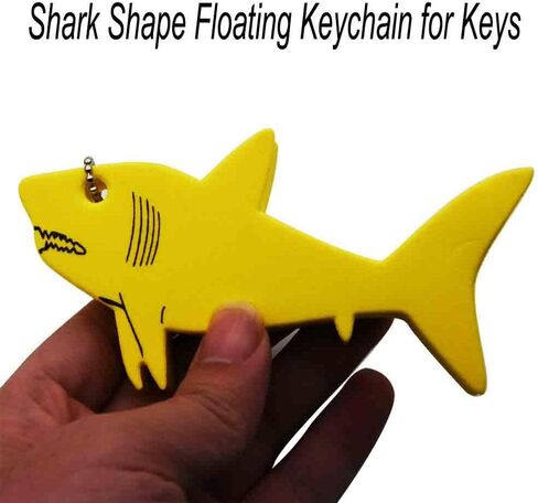 Liangery Floating Keychain for Boat Keys Marine Fishing Float Key Chain in Shark Style Floating Key Ring with Great Buoyance in Kuwait