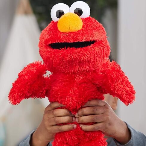 لعبة Sesame Street Love to Hug Elmo التي تتحدث وتغني وتعانق لعبة قطيفة مقاس 14 بوصة للأطفال الصغار بعمر 18 شهرًا فما فوق in Saudi Arabia