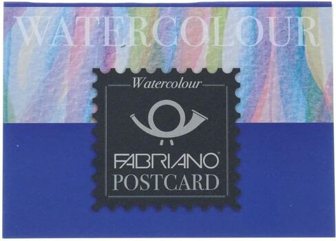 Fabriano Studio Watercolor Pad, Hot-Press, 9" x 12", 140 lb., 50 Sheets, White in Kuwait