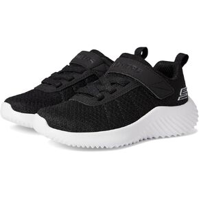 حذاء رياضي للأولاد من Skechers Kids Bounder-Baronik، أسود/أسود، 11 طفل صغير in Kuwait