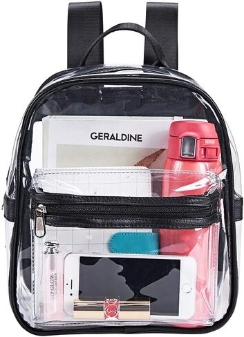 Stadium Approved Clear Mini Backpack Heavy Duty Transparent Backpack for Concert, Security Travel &Stadium in Kuwait