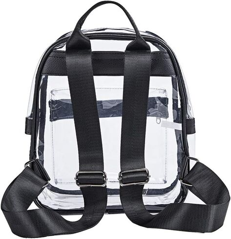 Stadium Approved Clear Mini Backpack Heavy Duty Transparent Backpack for Concert, Security Travel &Stadium in Kuwait