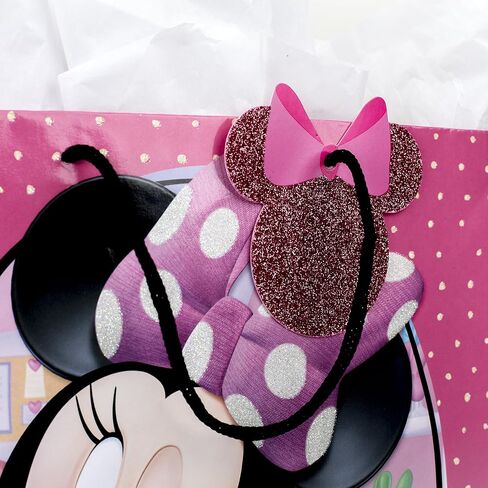 Hallmark Mickey and Minnie Bags in Assorted Sizes (4 Bags: 2 Medium 9", 2 Large 13") for Kids, Grandchildren, Disney Fans and Collectors in Saudi Arabia