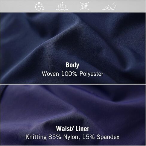 BALEAF Women's 2 in 1 Running Athletic Shorts with Liner Lightweight Quick-Dry Workout Active Yoga Shorts with Pockets in Kuwait