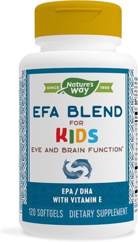 Nature's Way EFA Blend for Kids with vitamin E, Supports Eye and Brain Function*, 120 Softgels in Saudi Arabia