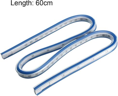 uxcell Flexible Ruler 12 Inch 30cm Curve Ruler for Engineering Drawing, Design Graphics, Garment Design in Saudi Arabia