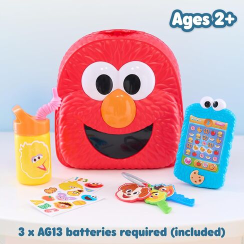 Sesame Street Have A Sesame Day 7-Piece Bag Set, Dress Up and Pretend Play, Officially Licensed Kids Toys for Ages 2 Up by Just Play in Saudi Arabia