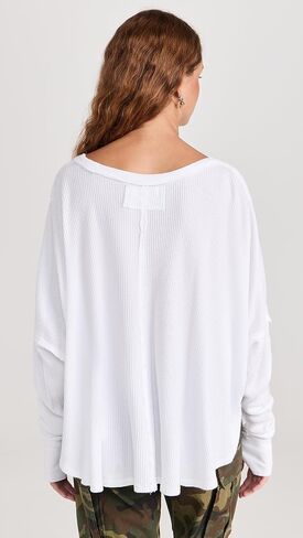 Free People Microphone Drop Thermal Silver Pine MD (Women's 8-10) in Saudi Arabia