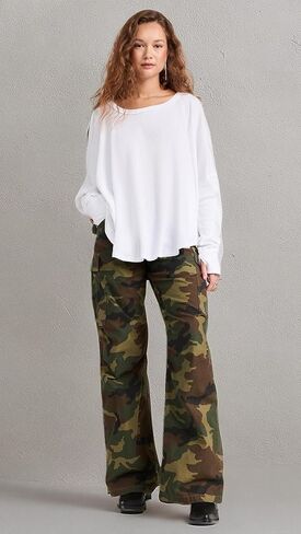 Free People Microphone Drop Thermal Silver Pine MD (Women's 8-10) in Saudi Arabia
