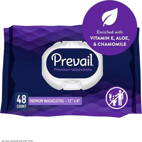 Prevail Premium Quilted Washcloths, 48 Count in Saudi Arabia