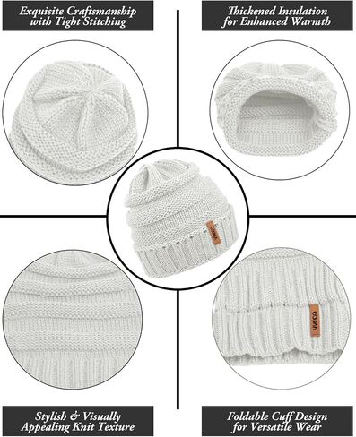 Aneco Winter Warm Sets Buffalo Plaid Scarf Knitted Beanie Hat Gloves Earloop Warm Cover for Men and Women in Saudi Arabia