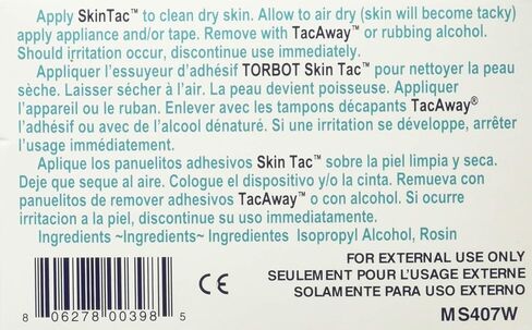 Skin Tac Adhesive Barrier Prep Wipe, 50/Box (Box of 50) by TORBOT GROUP INC. in Saudi Arabia
