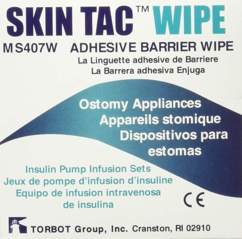 Skin Tac Adhesive Barrier Prep Wipe, 50/Box (Box of 50) by TORBOT GROUP INC. in Saudi Arabia