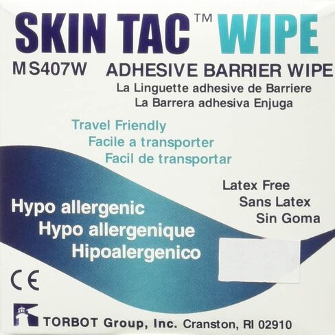 Skin Tac Adhesive Barrier Prep Wipe, 50/Box (Box of 50) by TORBOT GROUP INC. in Saudi Arabia