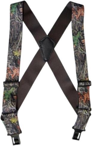 Perry Outback Comfort Suspenders 2" Big & Tall Clip-On Belt Suspenders - Black in Kuwait
