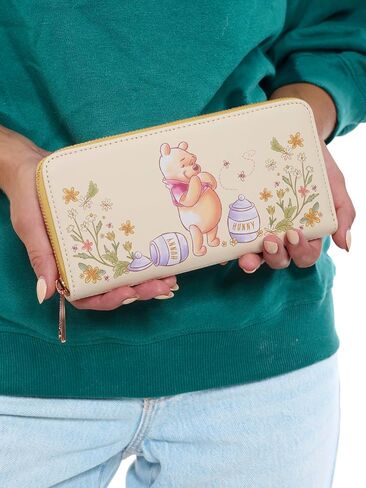 Loungefly Disney Eeyore Faux Leather Wallet Zip Around Clutch in Saudi Arabia