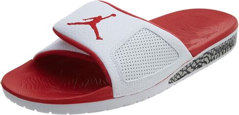 صندل رجالي جوردان Hydro III ريترو أبيض/أحمر يونيفرستي / أسود (8 D(M)) in Kuwait