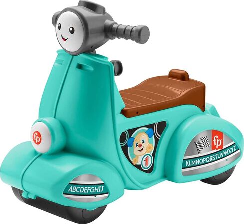 Fisher-Price Toddler Ride-On Toy Laugh & Learn Smart Stages Cruise Along Scooter with Lights Music & Learning for Infants Ages 1+ Years (Amazon Exclusive) in Saudi Arabia