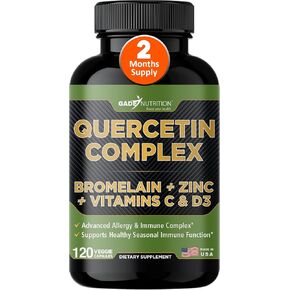 Organic quercetin, Quercetin with Bromelain, quercetin supplements 500mg, quercetin with vitamin c and zinc, Bioflavonoids for Healthy Immune Support, vitamin d3, zinc quercetin, Third Party Tested.