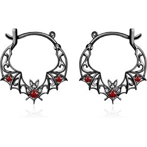 Daixiya Anatomical Heart Earrings 925 Sterling Silver Anatomical Heart Stud Earrings Halloween Jewelry Gifts for Women men Girls in Kuwait
