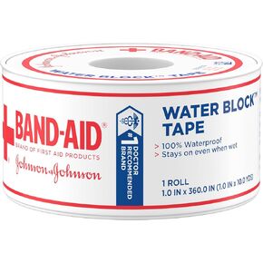 Band-Aid Brand First Aid Water Block Shower Care Clear Bandage Protector, Medium-Sized, 4 ct in Saudi Arabia